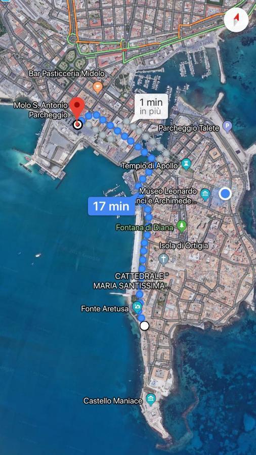Appartamento Maniace Syrakusa Exteriör bild